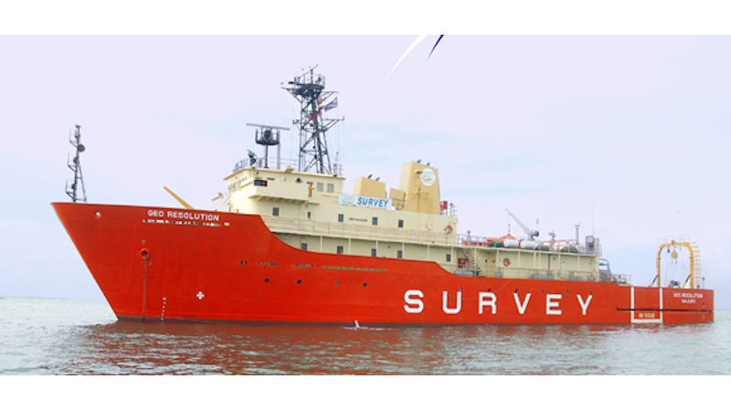 Survey Vessel Geo Resolution (Credit:  EGS)
