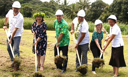 Ground Breaking Ceremony For Manatua's Cable Landing Station in Rarotonga