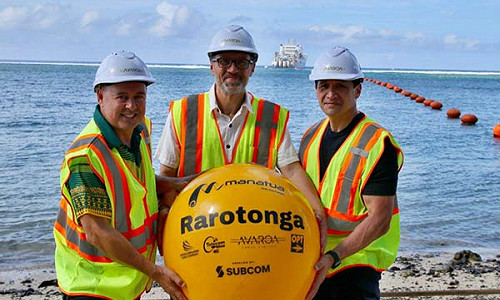 Cook Islands International Submarine Cable Connection Arrives In Rarotonga